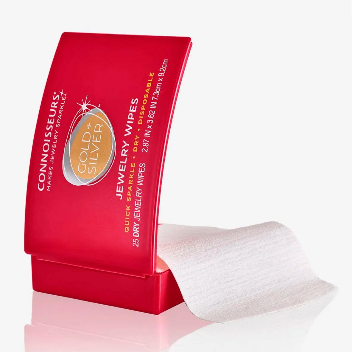 Connoisseurs Jewelry Wipes Gold Silver Platinum Diamond Gemstone Excellent For Watches Cleaning Care maintenance