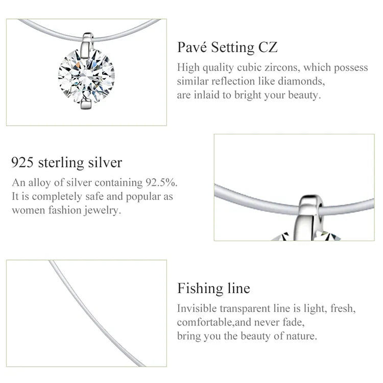 Romantic Necklaces pendants Rhinestone