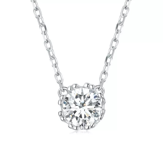 Gorgeous Silver Geometric Cut  Necklace Wedding Jewelry