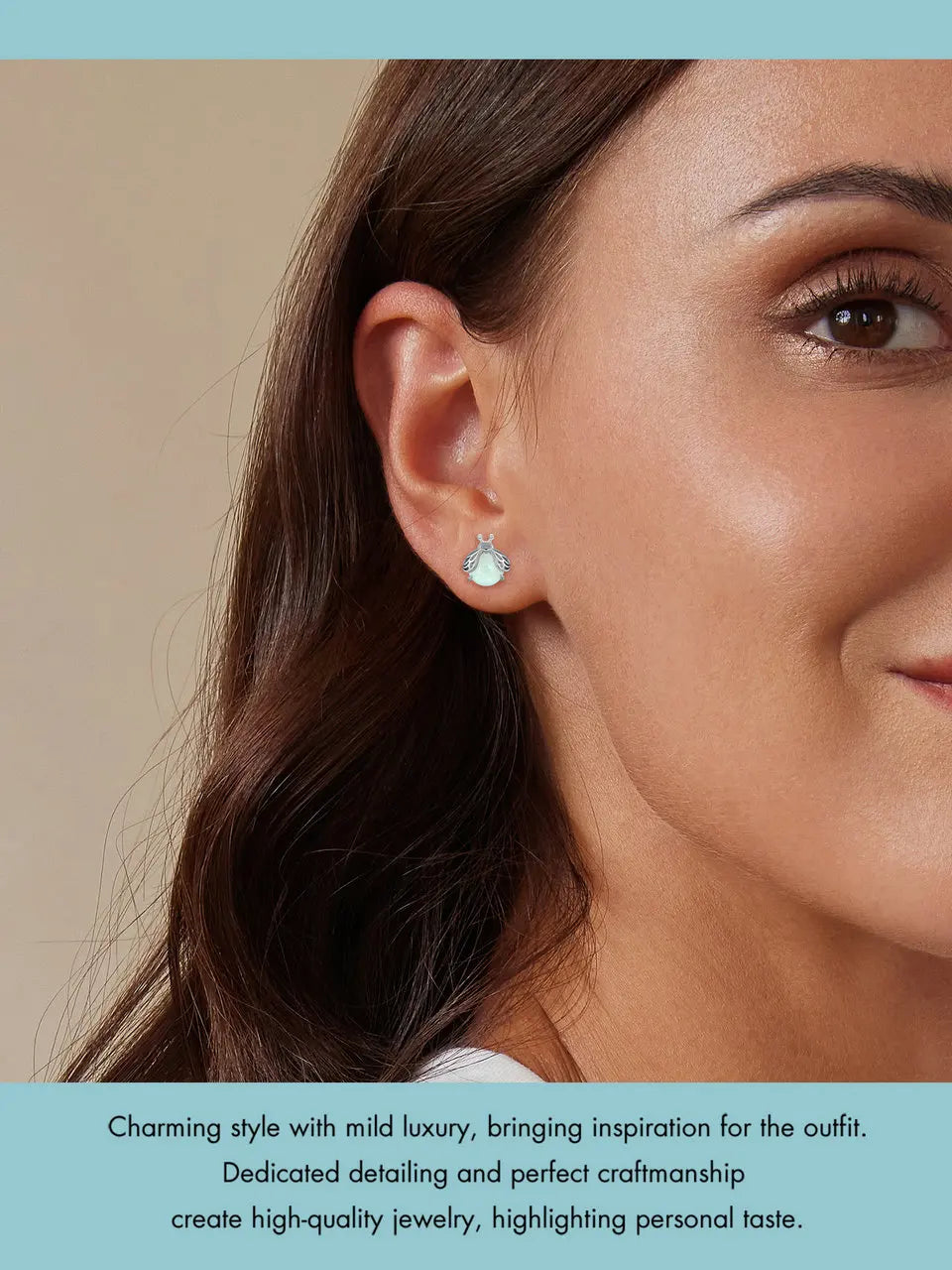 Glow-in-the-dark Firefly Stud Earrings  Jewelry