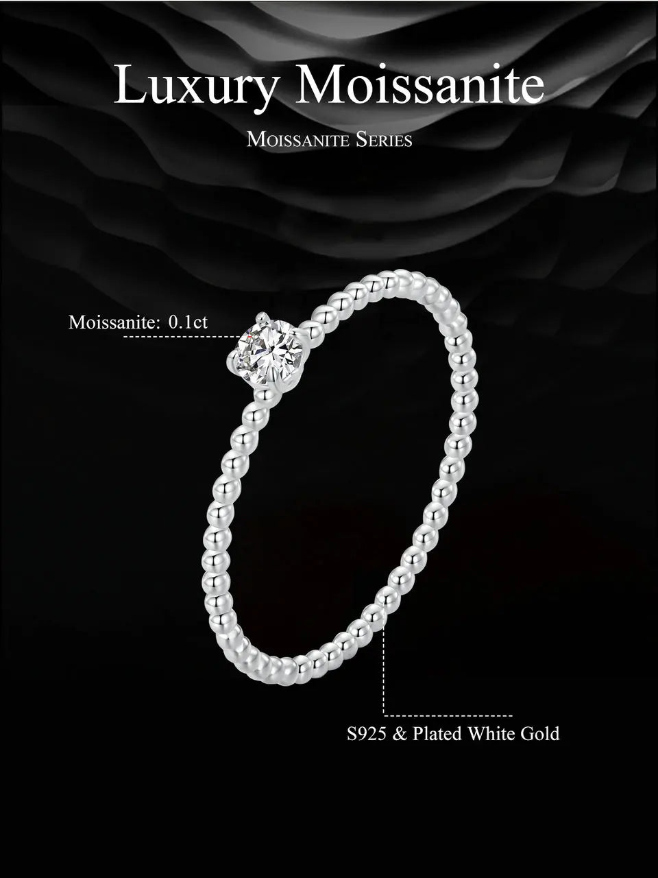 Jovanna Wedding Ring, Moissanite