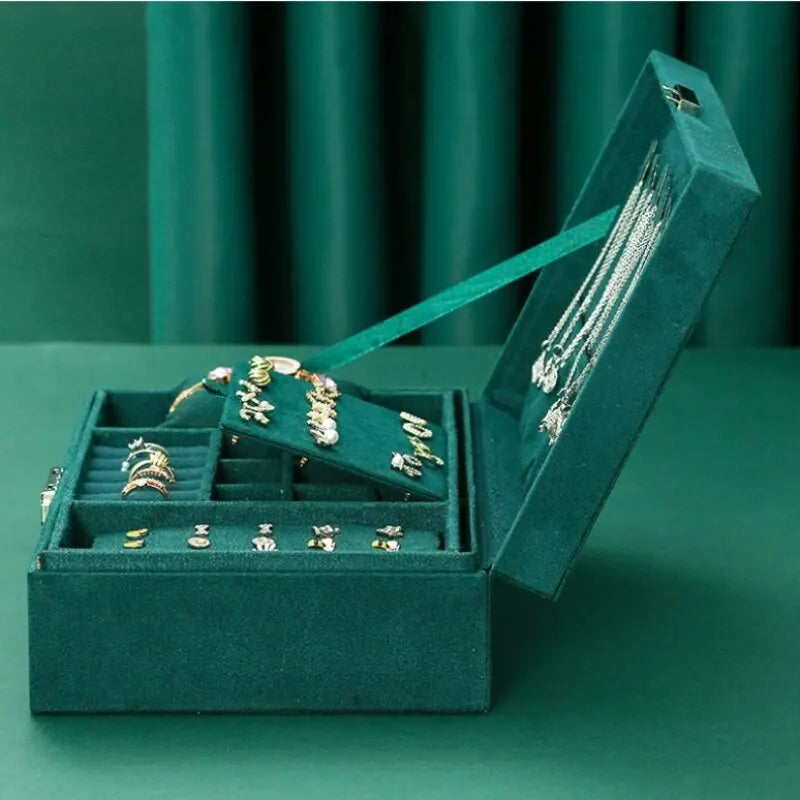 Double Storage Box Luxury  Jewelry